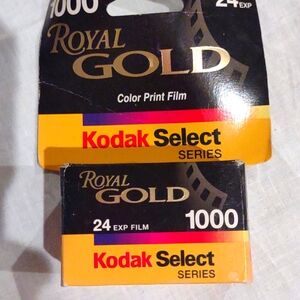 Kodak Royal Gold 1000 ISO 24  RF 135-24 EXP color film expired dealed